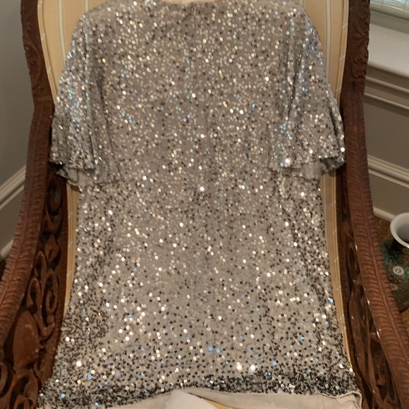 JENS PIRATE BOOTY FOR FREE PEOPLE DARK WATERS SEQUIN EMBELLISHED MINI DRESS M - Picture 13 of 15